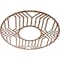 Ekena Millwork Empire Wood Fretwork Pierced Ceiling Medallion, Walnut, 38"OD x 13 7/8"ID x 3/8"T CMWP38X38X0375EPWA - alternate 4
